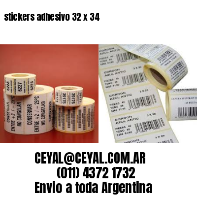 stickers adhesivo 32 x 34