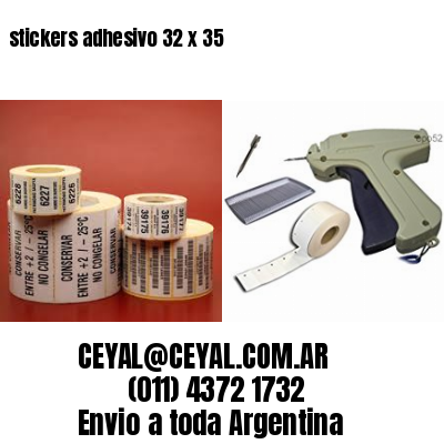 stickers adhesivo 32 x 35