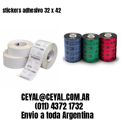 stickers adhesivo 32 x 42