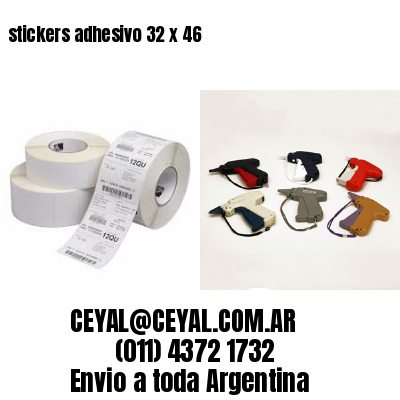 stickers adhesivo 32 x 46