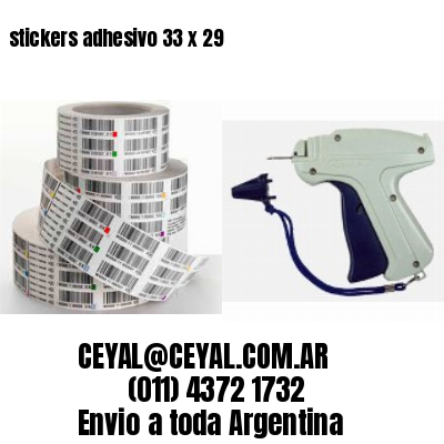 stickers adhesivo 33 x 29