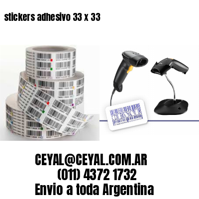 stickers adhesivo 33 x 33