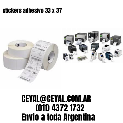 stickers adhesivo 33 x 37