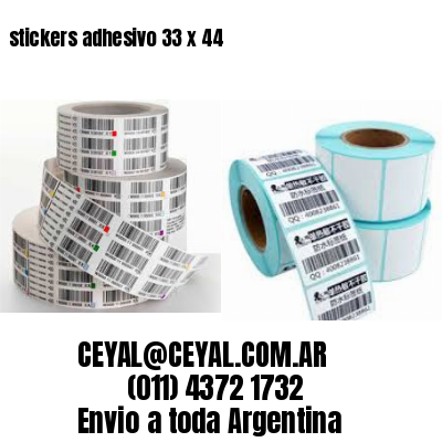 stickers adhesivo 33 x 44