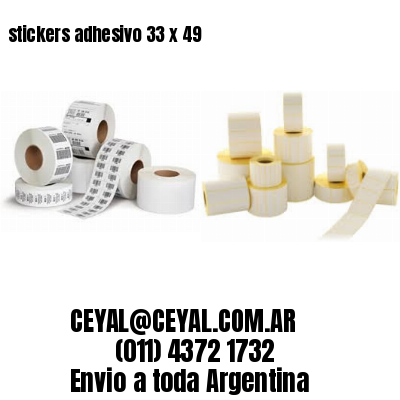 stickers adhesivo 33 x 49