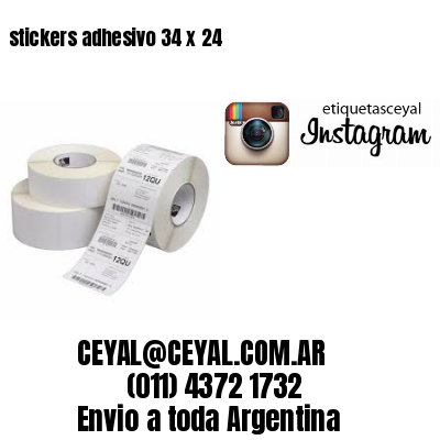 stickers adhesivo 34 x 24