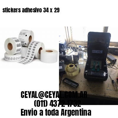 stickers adhesivo 34 x 29