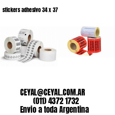 stickers adhesivo 34 x 37