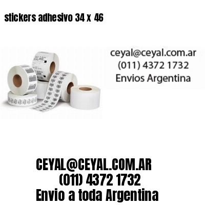stickers adhesivo 34 x 46