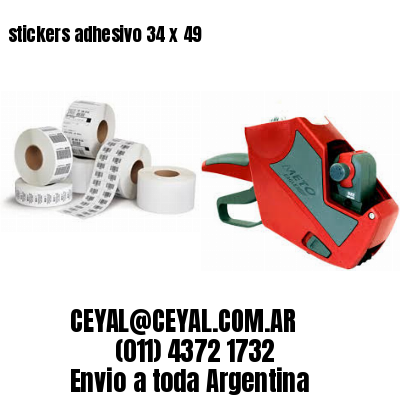 stickers adhesivo 34 x 49