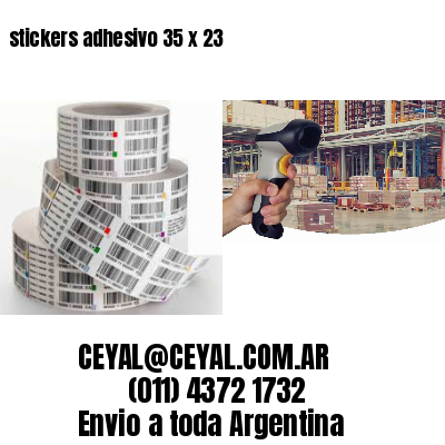 stickers adhesivo 35 x 23