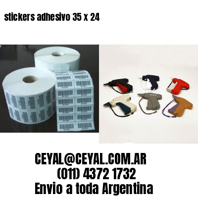 stickers adhesivo 35 x 24