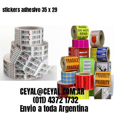 stickers adhesivo 35 x 29