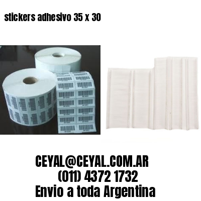 stickers adhesivo 35 x 30