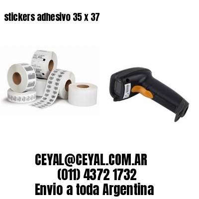 stickers adhesivo 35 x 37