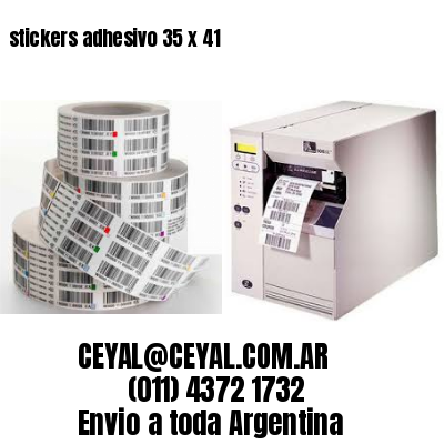stickers adhesivo 35 x 41