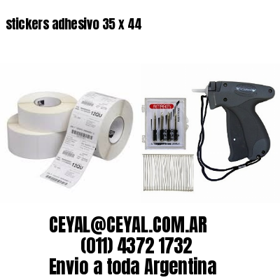 stickers adhesivo 35 x 44