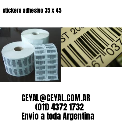 stickers adhesivo 35 x 45