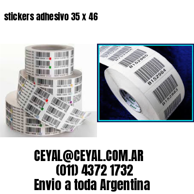stickers adhesivo 35 x 46