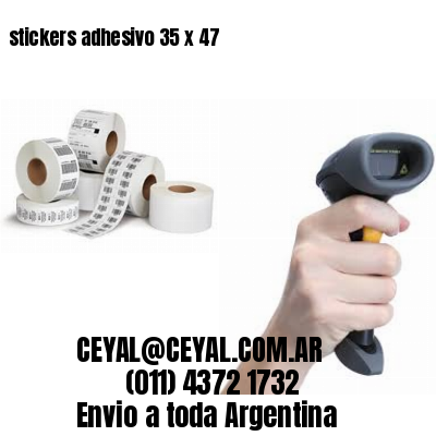 stickers adhesivo 35 x 47
