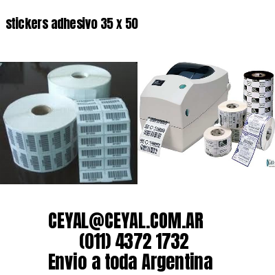 stickers adhesivo 35 x 50