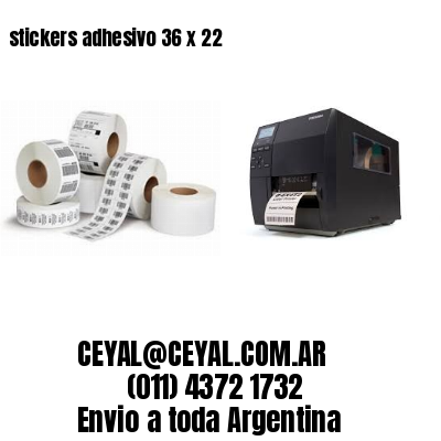 stickers adhesivo 36 x 22