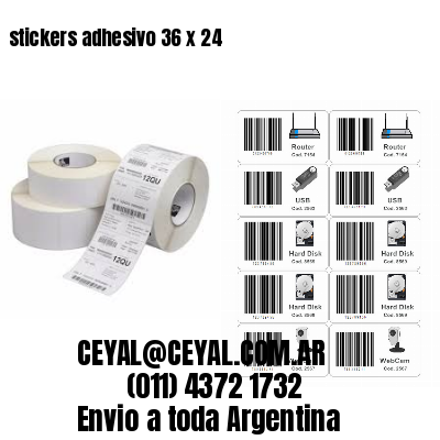 stickers adhesivo 36 x 24