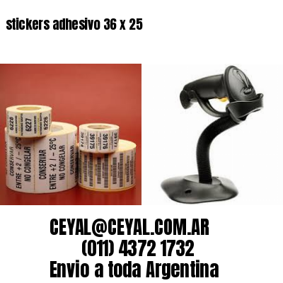 stickers adhesivo 36 x 25