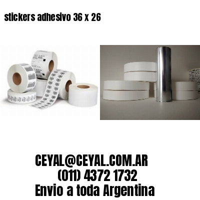 stickers adhesivo 36 x 26