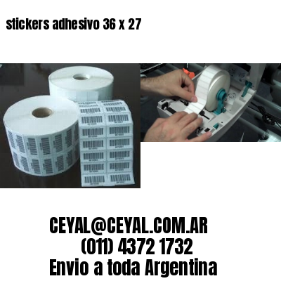 stickers adhesivo 36 x 27
