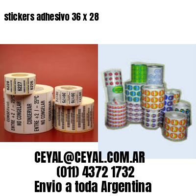 stickers adhesivo 36 x 28