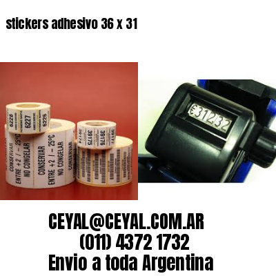 stickers adhesivo 36 x 31