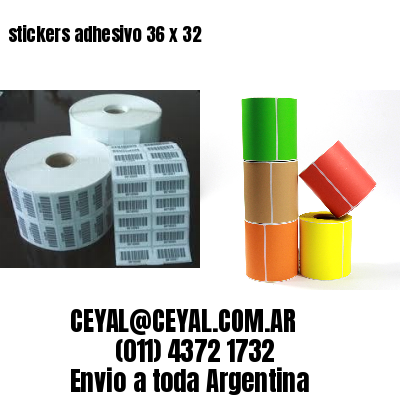 stickers adhesivo 36 x 32