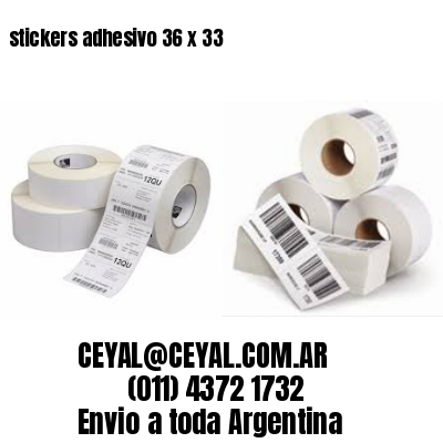 stickers adhesivo 36 x 33