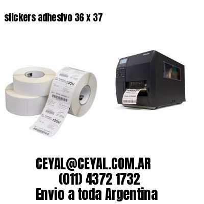 stickers adhesivo 36 x 37