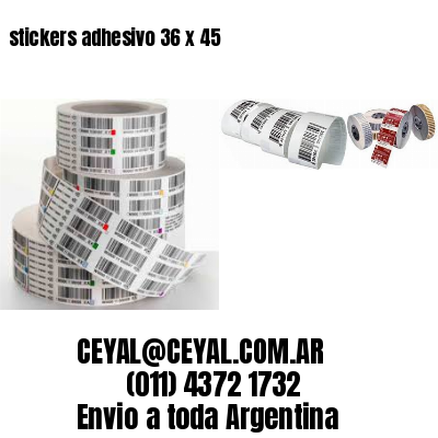 stickers adhesivo 36 x 45