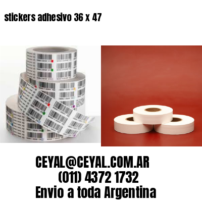 stickers adhesivo 36 x 47