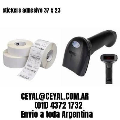 stickers adhesivo 37 x 23