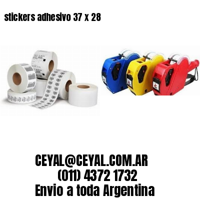 stickers adhesivo 37 x 28