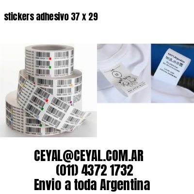 stickers adhesivo 37 x 29