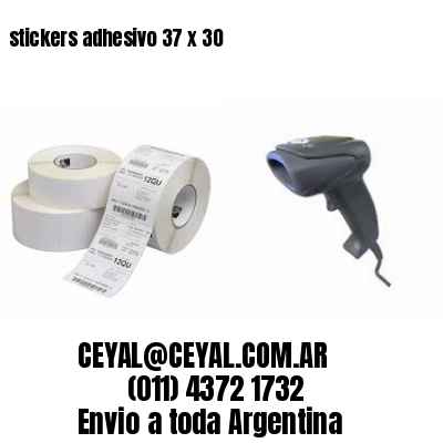 stickers adhesivo 37 x 30