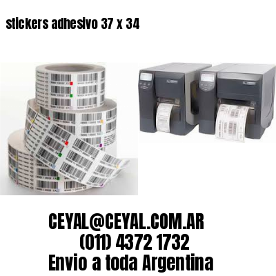 stickers adhesivo 37 x 34