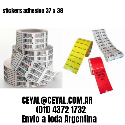stickers adhesivo 37 x 38