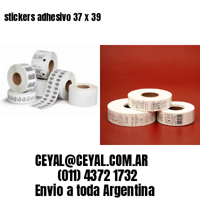 stickers adhesivo 37 x 39