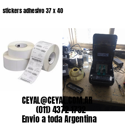 stickers adhesivo 37 x 40