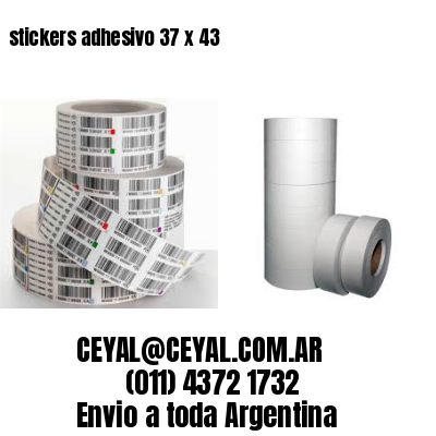 stickers adhesivo 37 x 43