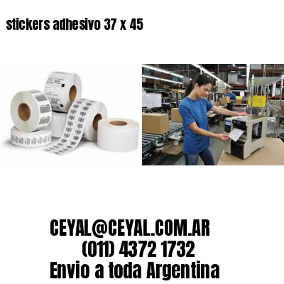 stickers adhesivo 37 x 45