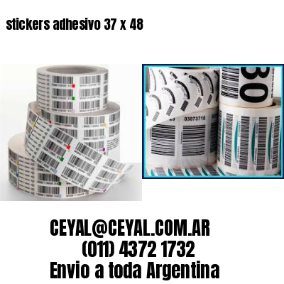 stickers adhesivo 37 x 48