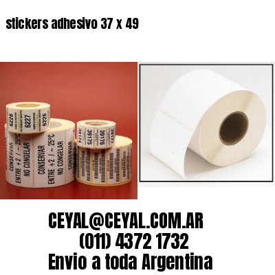 stickers adhesivo 37 x 49