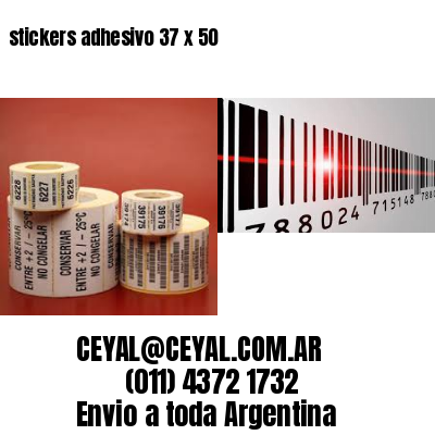 stickers adhesivo 37 x 50